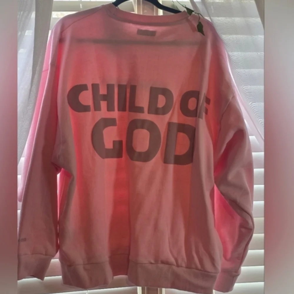 ESSENCE BETTER UNSAID Pink Long Sleeve Shirt (Child OF GOD.) No Tags - Picture 9 of 9